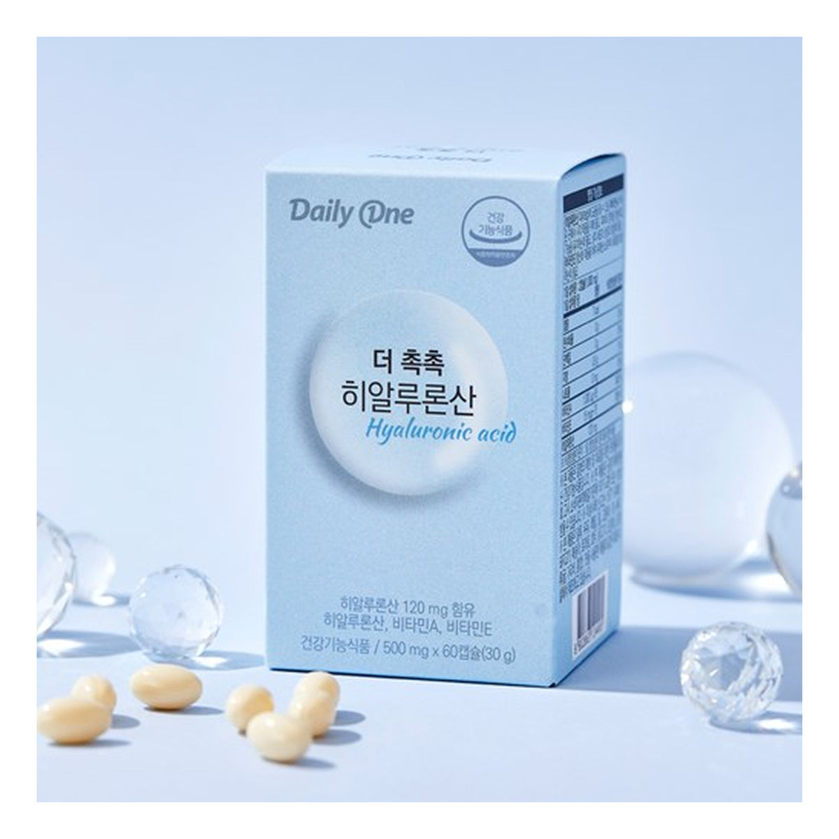 Daily One Moisture Hyaluronic Acid Inner Beauty Supplement – 120 мг, 60 капсул
