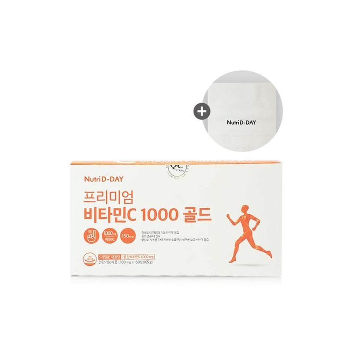 Nutri D-DAY Premium Vitamin C 1000 Gold – 1000 мг, 150 шахмал