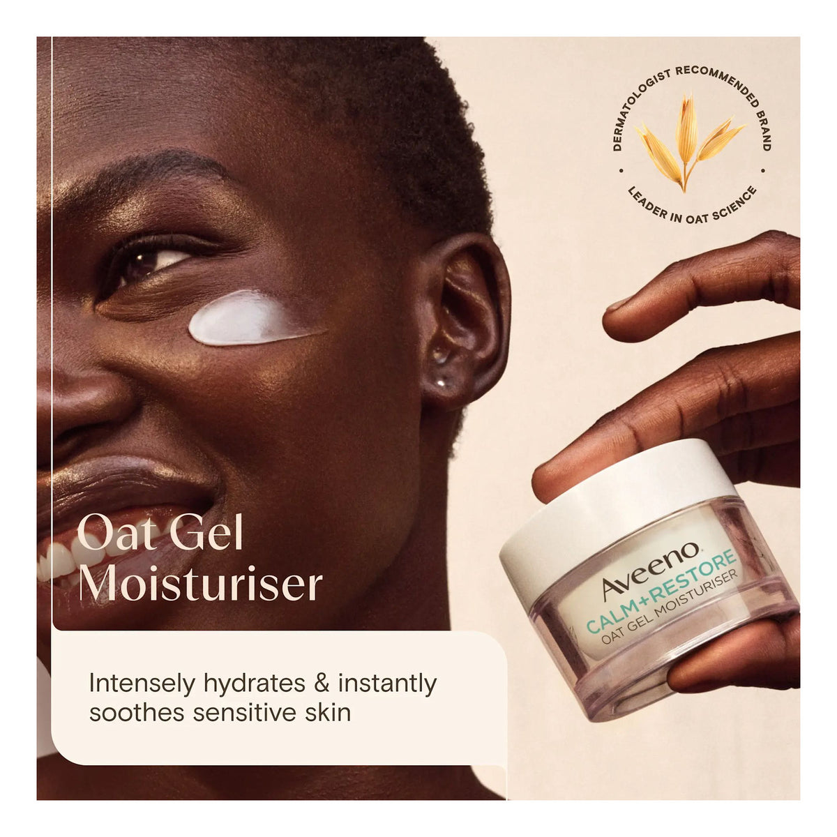 AVEENO® CALM+RESTORE® Gel Moisturizer – Эмзэг, хуурай арьс тайвшруулах гелэн чийгшүүлэгч – 50 мл