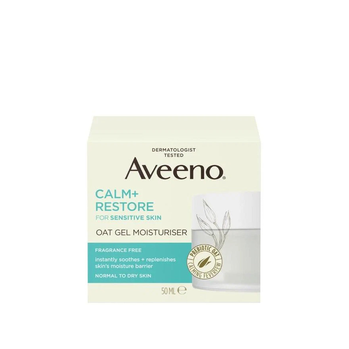 AVEENO® CALM+RESTORE® Gel Moisturizer – Эмзэг, хуурай арьс тайвшруулах гелэн чийгшүүлэгч – 50 мл