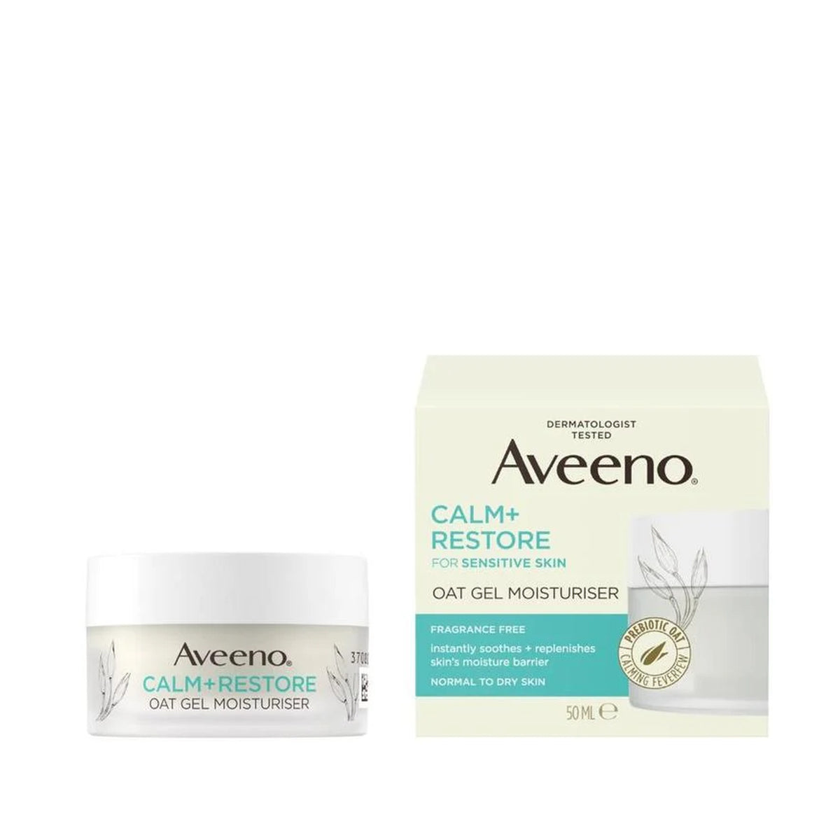 AVEENO® CALM+RESTORE® Gel Moisturizer – Эмзэг, хуурай арьс тайвшруулах гелэн чийгшүүлэгч – 50 мл