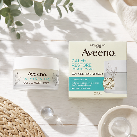 AVEENO® CALM+RESTORE® Gel Moisturizer – Эмзэг, хуурай арьс тайвшруулах гелэн чийгшүүлэгч – 50 мл