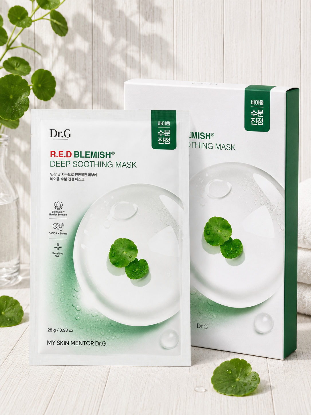 DR.G R.E.D Blemish Deep Soothing Mask – 28 г × 10 ш